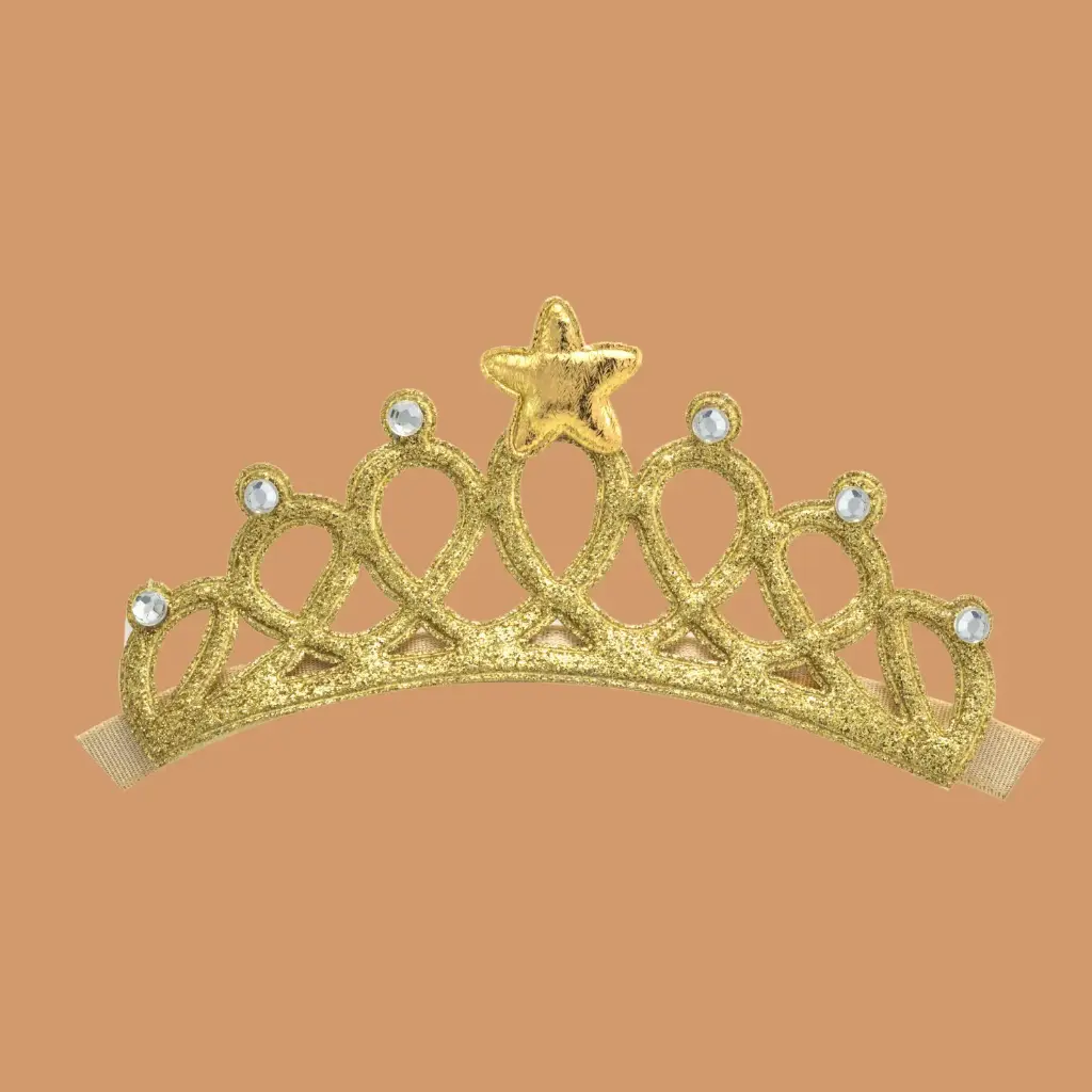 Glitter Foam Crown Headband