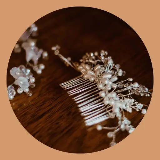 Floral Pearl Hair Comb